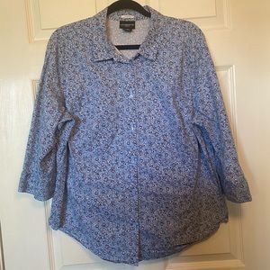 Floral Button Up